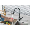 Смеситель для кухни Frap H44 F4044-6 с гибким изливом, черный