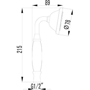 Душевая лейка Lemark LM8007C