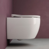 Комплект Унитаз подвесной Ceramicanova Play CN3001 с микролифтом, безободковый + Инсталляция TECE Now 9400412 4 в 1 с кнопкой смыва
