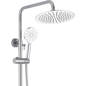 Душевая стойка Акватек AQ2046CR С ВНУТРЕННЕЙ ЧАСТЬЮ, 250 мм, хром