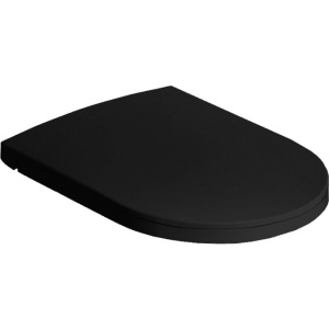 Унитаз подвесной Hatria Fusion A1Y1CC02 безободковый, с микролифтом, черный матовый