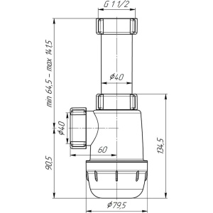Купить Сифон для мойки АНИ пласт A0120 в Москве с доставкой Сифон для мойки АНИ пласт A0120