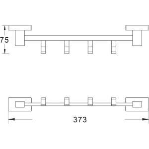 Крючок BELZ B902 B90215-4 хром