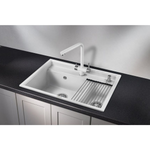 Мойка кухонная Granula Kitchen Space 7302, арктик