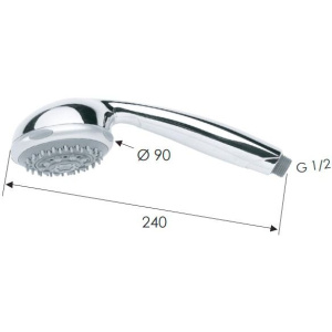 Душевая лейка Remer 321GRX