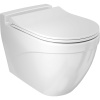 Комплект Унитаз подвесной BOCCHI Taormina Arch 1012-001-0129 белый + Крышка A0336-001 с микролифтом, глянцевая белая + Инсталляция TECE Now 9400412 4 в 1 с кнопкой смыва