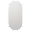 Зеркало STWORKI Мальмё 120 с подсветкой, сенсор на зеркале, овальное, настенное