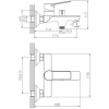 Смеситель для ванны с душем Haiba HB60559