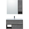 Купить Мебель для ванной STWORKI Карлстад 90 дуб рошелье, в стиле лофт, серая (комплект, гарнитур) в Москве с доставкой Мебель для ванной STWORKI Карлстад 90 дуб рошелье, в стиле лофт, серая (комплект, гарнитур)