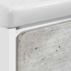 Тумба под раковину Roca Ronda 70 ZRU9303003 бетон, белая матовая