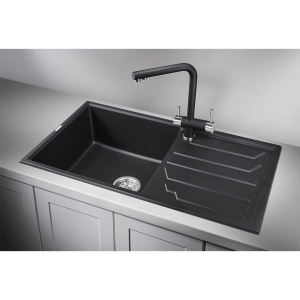 Мойка кухонная Granula 8601, черный