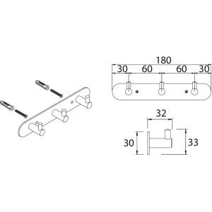 Крючок Fixsen Hotel FX-31005-3