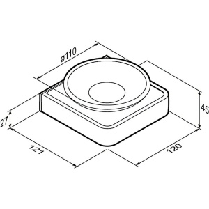 Купить Мыльница Damixa Jupiter DA7734200 в Москве с доставкой Мыльница Damixa Jupiter DA7734200