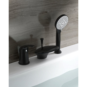 Смеситель на борт ванны Orange Iris M41-333b черный