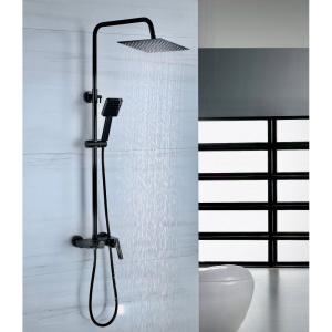 Душевая стойка BOND Cube B02-9488 черная