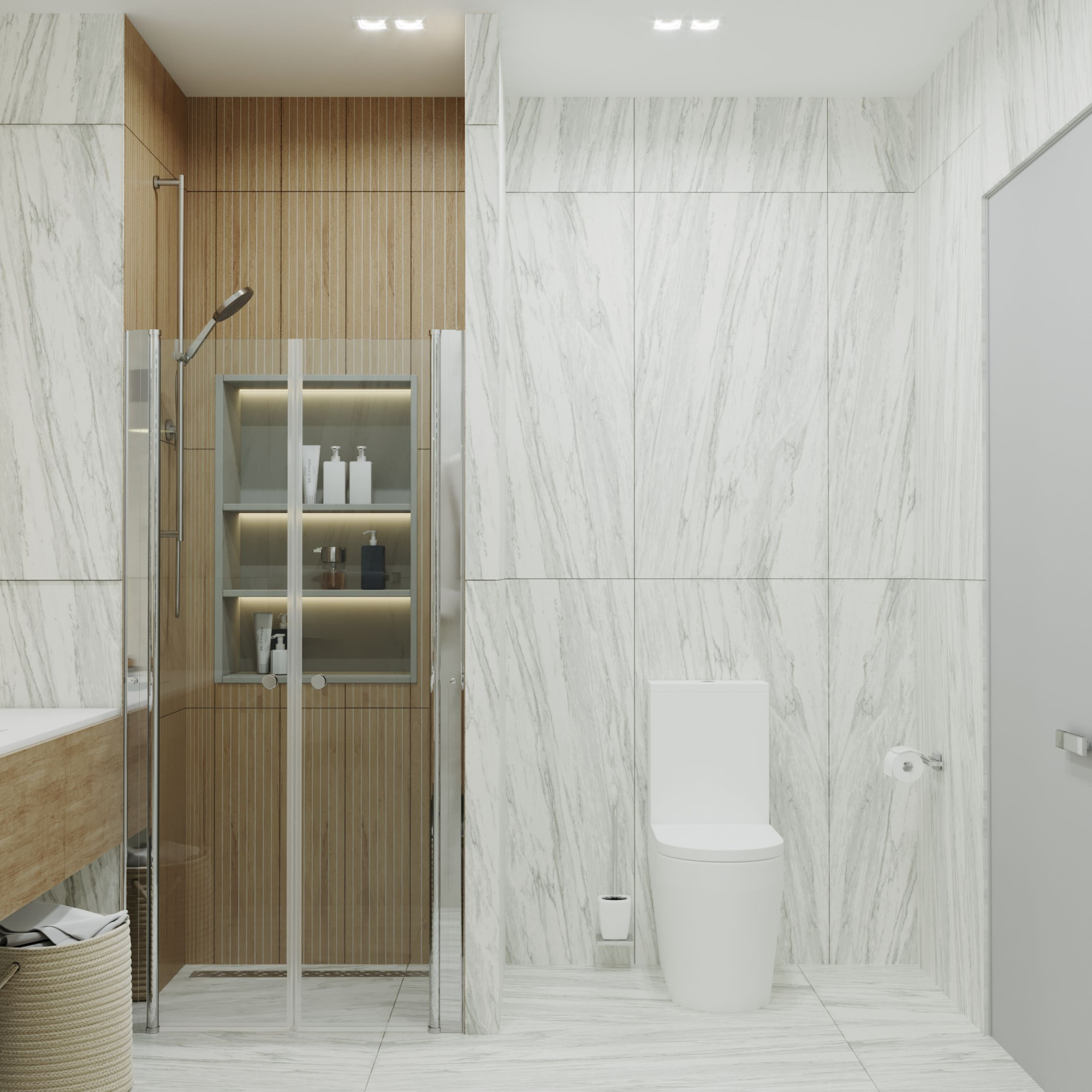 Душевая дверь в нишу Triton Дабл Щ0000036861 90