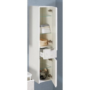 Шкаф-пенал Roca Ronda R, белый, бетон