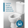 Унитаз-компакт напольный с бачком и сиденьем Santek Каспер 1.WH50.1.741