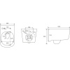 Купить Унитаз подвесной Art&Max Monza AM232CHR/SC с микролифтом, белый в Москве с доставкой Унитаз подвесной Art&Max Monza AM232CHR/SC с микролифтом, белый