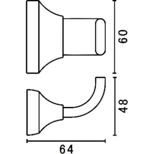 Крючок Art&Max Ovale AM-E-4086