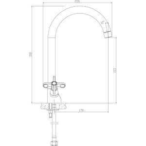 Смеситель для кухни Rossinka RS42 -72