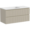 Тумба с раковиной Sancos Snob T 100 см, L, beige soft