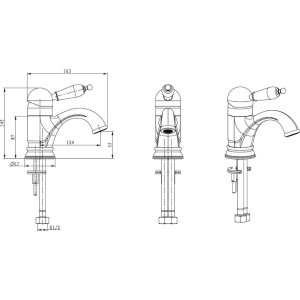 Смеситель для раковины Boheme Medici Ripresa 301