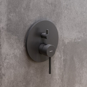 Смеситель для ванны с душем Damixa Scandinavian Pure 367100300 С ВНУТРЕННЕЙ ЧАСТЬЮ, черный