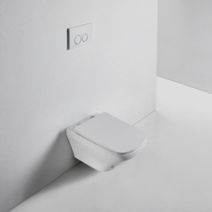 Унитаз подвесной BOND Cube F11-10 безободковый, с микролифтом