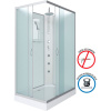 Душевая кабина Niagara Classic NG-43185-14QBKTG 110х80 см, без крыши, с гидромассажем и тропическим душем