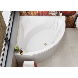 Акриловая ванна Vagnerplast Veronela Corner 140x140 см, угловая, с каркасом, четверть круга