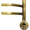 Полотенцесушитель электрический Domoterm Лаура П10 50x80, античная бронза, R