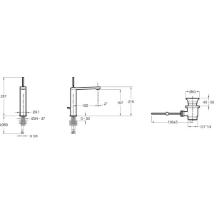 Купить Смеситель для раковины Jacob Delafon Composed E73053-CP в Москве с доставкой Смеситель для раковины Jacob Delafon Composed E73053-CP