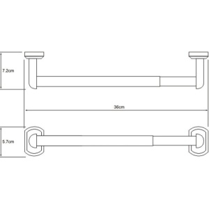 Полотенцедержатель Wasserkraft Oder K-3091 для бумажных полотенец