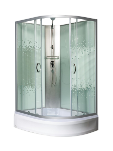 Душевая кабина с поддоном Асимметрия МОНОМАХ Б/К 100/80/24 МЗ L (10000005773)