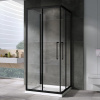Душевой уголок Abber Schwarzer Diamant AG02090BH-S90B 90x90, профиль черный, стекло прозрачное