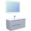 Мебель для ванной IDDIS Edifice 100 подвесная, светло-серая