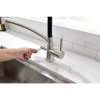 Смеситель для кухни Paulmark Siegen Si213111-NI, с гибким изливом