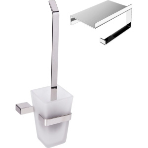 Купить Набор DEKOR BANYO SS 304, Ершик + Держатель туалетной бумаги в Москве с доставкой Набор DEKOR BANYO SS 304, Ершик + Держатель туалетной бумаги