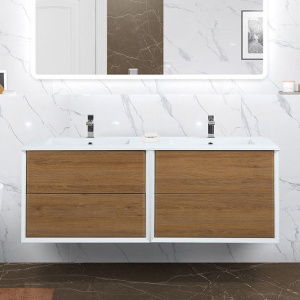 Тумба с раковиной Cezares Bellagio 140 rovere tabacco