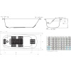 Стальная ванна BLB Universal B70H 170x70 см, с ножками APMSTDBL1, с шумоизоляцией