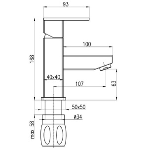 Смеситель для раковины Rav Slezak Loira LR527.5KZ