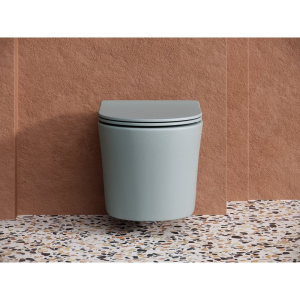 Унитаз подвесной Ceramicanova Balearica Rimless CN6000MH антрацит матовый