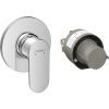 Смеситель для душа Hansgrohe Rebris S 72648000 С ВНУТРЕННЕЙ ЧАСТЬЮ, хром