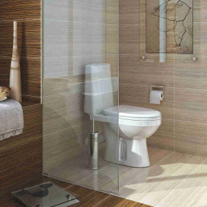 Унитаз-компакт напольный с бачком и сиденьем микролифт Оскольская керамика Лея 41301130315