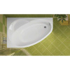 Акриловая ванна Vagnerplast Flora L 150x100 см, угловая, с каркасом, ультрабелая, асимметричная