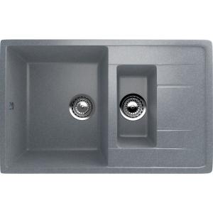 Купить Комплект Мойка кухонная Ulgran U-205 -342 графитовая + Смеситель U-007 -342 графитовый в Москве с доставкой Комплект Мойка кухонная Ulgran U-205 -342 графитовая + Смеситель U-007 -342 графитовый