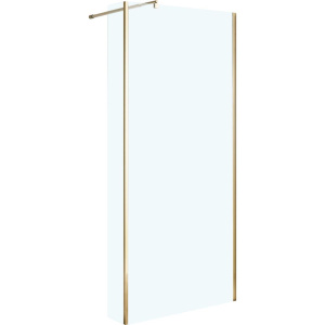 Душевая перегородка Niagara Nova NG-644-90 GOLD 90x195 профиль золото, стекло прозрачное