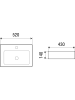 Раковина накладная 520х430х140 WeltWasser AISBACH 5030 (10000003880)