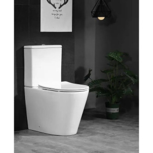 Купить Унитаз-компакт Ceruttispa Sella CT9864 безободковый, с микролифтом, белый в Москве с доставкой Унитаз-компакт Ceruttispa Sella CT9864 безободковый, с микролифтом, белый